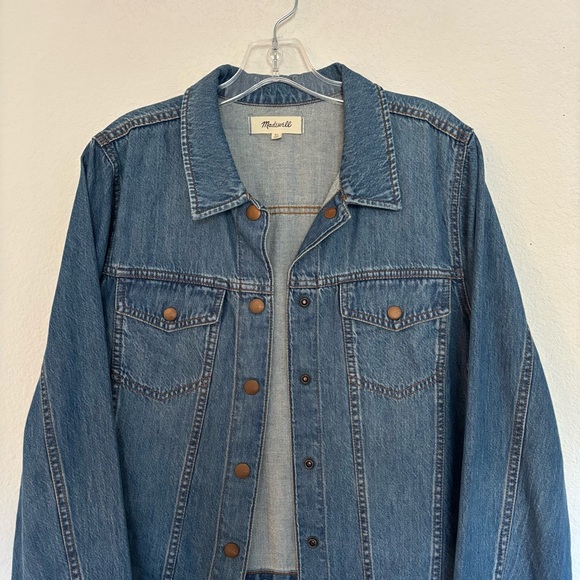 Madewell Denim Crop Shirt Jacket - Picture 4 of 9